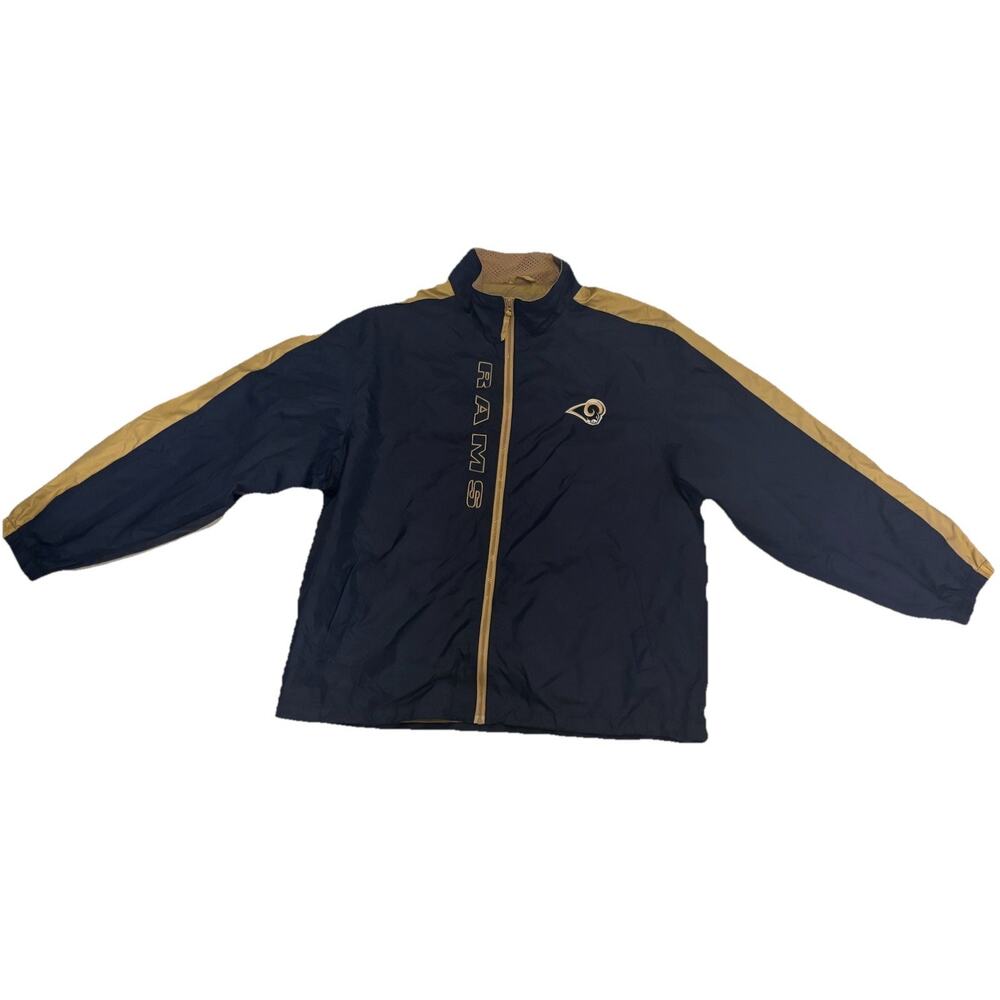 Vintage St. Louis Rams NFL Football Full Zip Jacket 2000s - Mens XL - Preloved